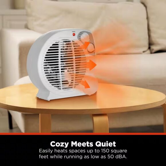 Fan forced heater, overheat protection for added safety. Size Is Small Compact - Picture 5 of 8
